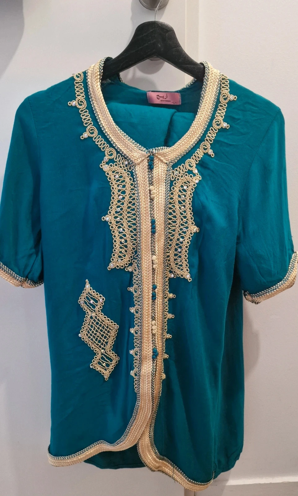 Conjunto tradicional verde esmeralda de Alérie - Tamanho L - Nunca usado – photo 10